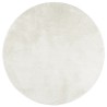 Tapis OVIEDO à poils courts crème Ø 120 cm 