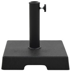 Socle carré de parasol Polyrésine 8 kg Noir 