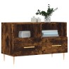Meuble TV Chêne fumé 80x36x50 cm Bois d'ingénierie 