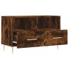 Meuble TV Chêne fumé 80x36x50 cm Bois d'ingénierie 