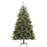 Sapin de Noël artificiel articulé avec pommes de pin 240 cm 