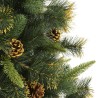 Sapin de Noël artificiel articulé avec pommes de pin 240 cm 