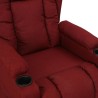 Fauteuil inclinable Rouge bordeaux Tissu 