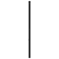 Tête de lit métal noir 140 cm 