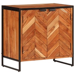 Armoire à chaussures 67x38x65 cm bois d'acacia massif 