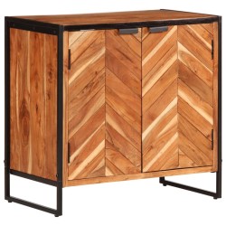 Armoire à chaussures 67x38x65 cm bois d'acacia massif 