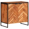 Armoire à chaussures 67x38x65 cm bois d'acacia massif 