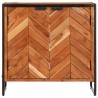 Armoire à chaussures 67x38x65 cm bois d'acacia massif 
