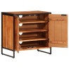 Armoire à chaussures 67x38x65 cm bois d'acacia massif 