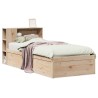 Cadre de lit sans matelas 90x190 cm bois de pin massif 