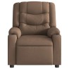 Fauteuil inclinable Marron Tissu 