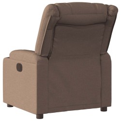 Fauteuil inclinable Marron Tissu 