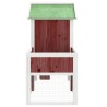 Clapier moka 170x63x113 cm bois de pin massif 
