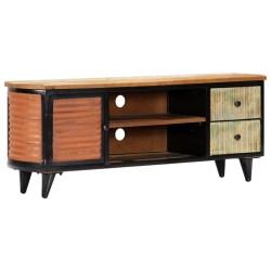 Meuble TV 120x30x45 cm Bois de récupération massif 