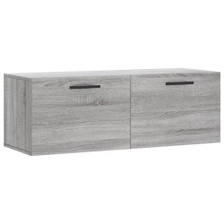 Armoire murale sonoma gris 100x36,5x35 cm bois d'ingénierie 