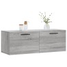 Armoire murale sonoma gris 100x36,5x35 cm bois d'ingénierie 