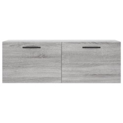 Armoire murale sonoma gris 100x36,5x35 cm bois d'ingénierie 