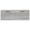 Armoire murale sonoma gris 100x36,5x35 cm bois d'ingénierie 