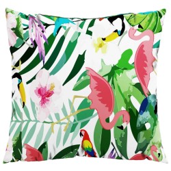 Coussins décoratifs lot de 4 Multicolore 60x60 cm Tissu 
