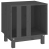 Niche pour chien Gris 50x40x52 cm Bois de pin massif 