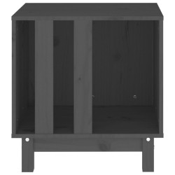 Niche pour chien Gris 50x40x52 cm Bois de pin massif 