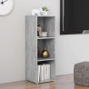 Meuble TV gris béton 107x35x37 cm bois d’ingénierie 