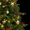 Sapin de Noël artificiel articulé 300 LED et boules 240 cm 