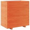 Jardinière cire marron 70x40x72,5 cm bois de pin massif 