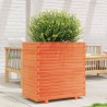 Jardinière cire marron 70x40x72,5 cm bois de pin massif 