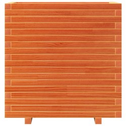 Jardinière cire marron 70x40x72,5 cm bois de pin massif 