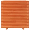 Jardinière cire marron 70x40x72,5 cm bois de pin massif 