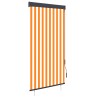 Store roulant d'extérieur 100x250 cm Blanc et orange 