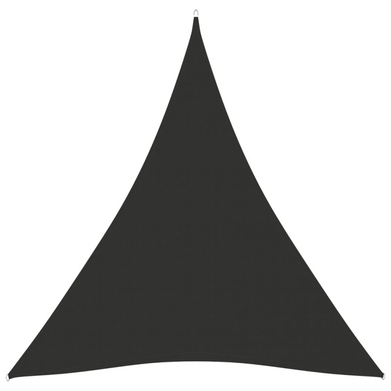 Voile de parasol tissu oxford triangulaire 5x6x6 m anthracite 