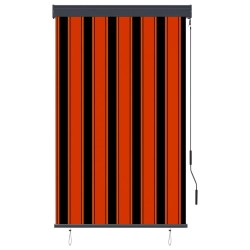 Store roulant d'extérieur 100x250 cm Orange et marron 