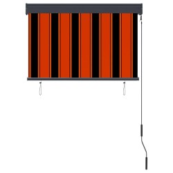 Store roulant d'extérieur 100x250 cm Orange et marron 