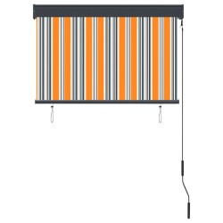 Store roulant d'extérieur 100x250 cm Jaune et bleu 