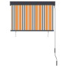 Store roulant d'extérieur 100x250 cm Jaune et bleu 