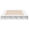 Cadre de lit sans matelas blanc 140x200 cm 