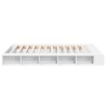 Cadre de lit sans matelas blanc 140x200 cm 