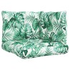 Coussins de palette lot de 3 motif de feuilles tissu 