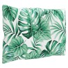 Coussins de palette lot de 3 motif de feuilles tissu 