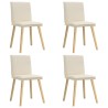Chaises à manger lot de 4 Lin 