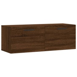 Armoire murale chêne marron 100x36,5x35 cm bois d'ingénierie 