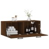 Armoire murale chêne marron 100x36,5x35 cm bois d'ingénierie 