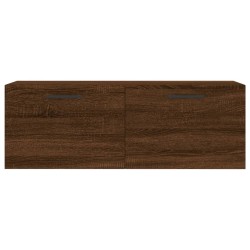 Armoire murale chêne marron 100x36,5x35 cm bois d'ingénierie 