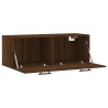 Armoire murale chêne marron 100x36,5x35 cm bois d'ingénierie 