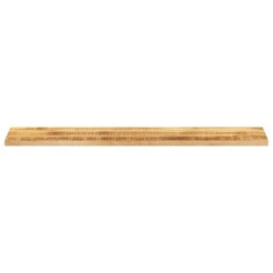 Dessus de table rectangulaire bois massif de manguier brut 