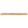 Dessus de table rectangulaire bois massif de manguier brut 