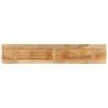 Dessus de table rectangulaire bois massif de manguier brut 