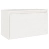Meubles TV 5 pcs Blanc Bois massif de pin 